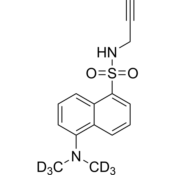 (7-Methoxy-2-oxo-2H-chromen-4-yl)-acetic acid-d6 (5-(Dimethyl-d6-amino)-N-(prop-2-ynyl)naphthalene-1